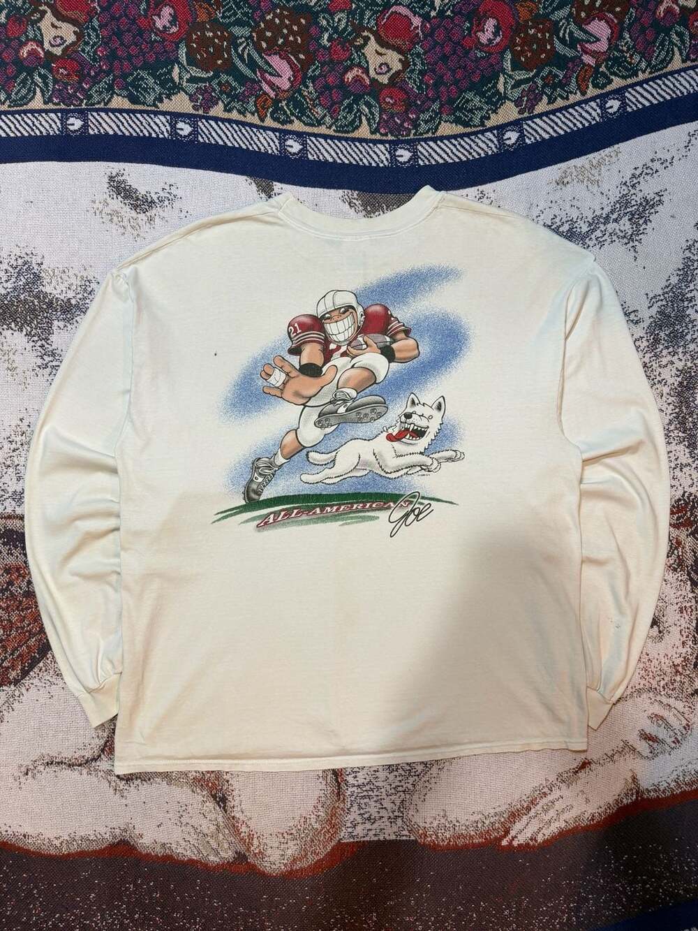 Vintage 1996 Eskimo Joe's Stillwater OK All-American Joe Long Sleeve Shirt